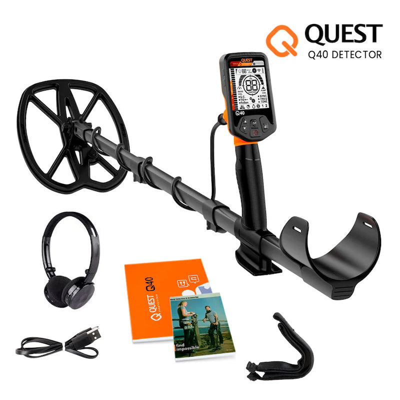 Quest Q40 Metal Detector — Wander Metal Detectors